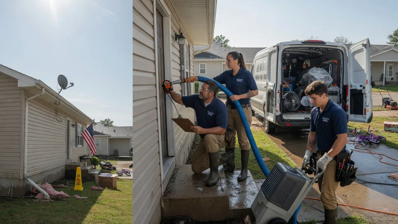 Ceiling Water Damage Restoration in Germantown, OH near me